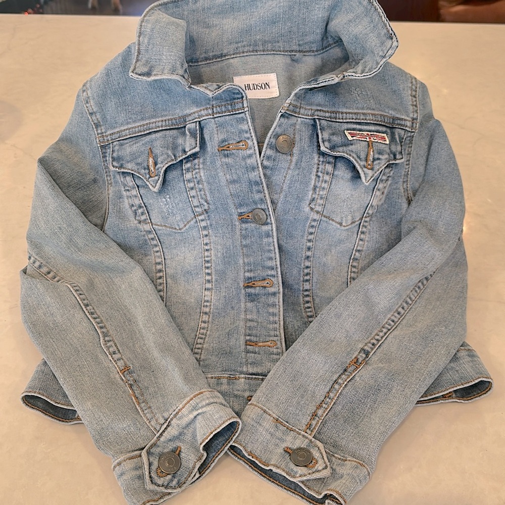 Hudson denim jacket, girls, medium